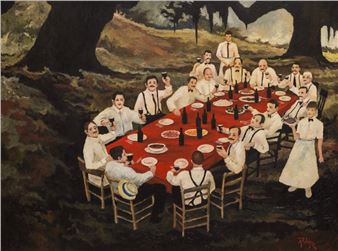 Sitting with George Rodrigue - Hilliard Art Museum