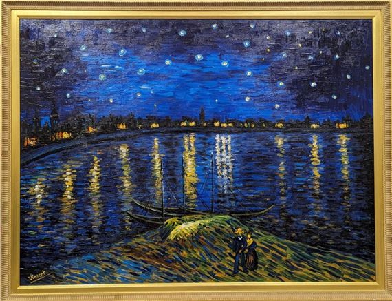 Vincent Van Gogh | Starry Night over the Rhone | MutualArt
