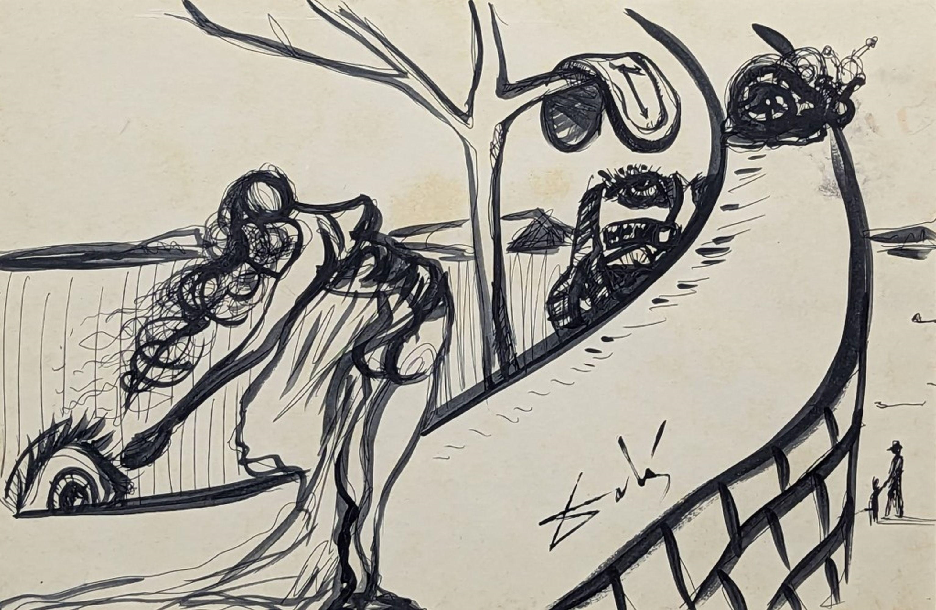 Salvador Dalí | Abstract female form | MutualArt