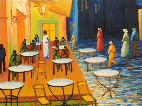 Vincent Van Gogh | Cafe Terrace at Night | MutualArt