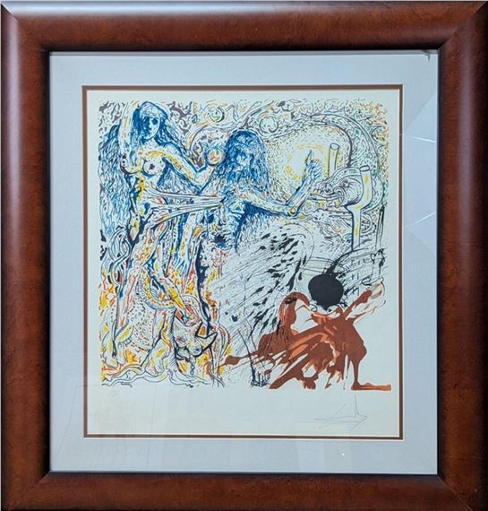 Salvador Dalí | The Lost Paradise from the Stained Glass Windows Suite ...