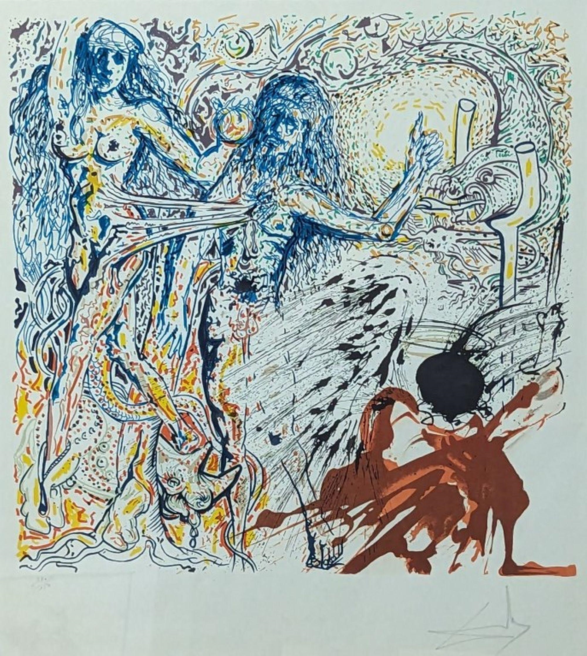 Salvador Dalí | The Lost Paradise from the Stained Glass Windows Suite ...