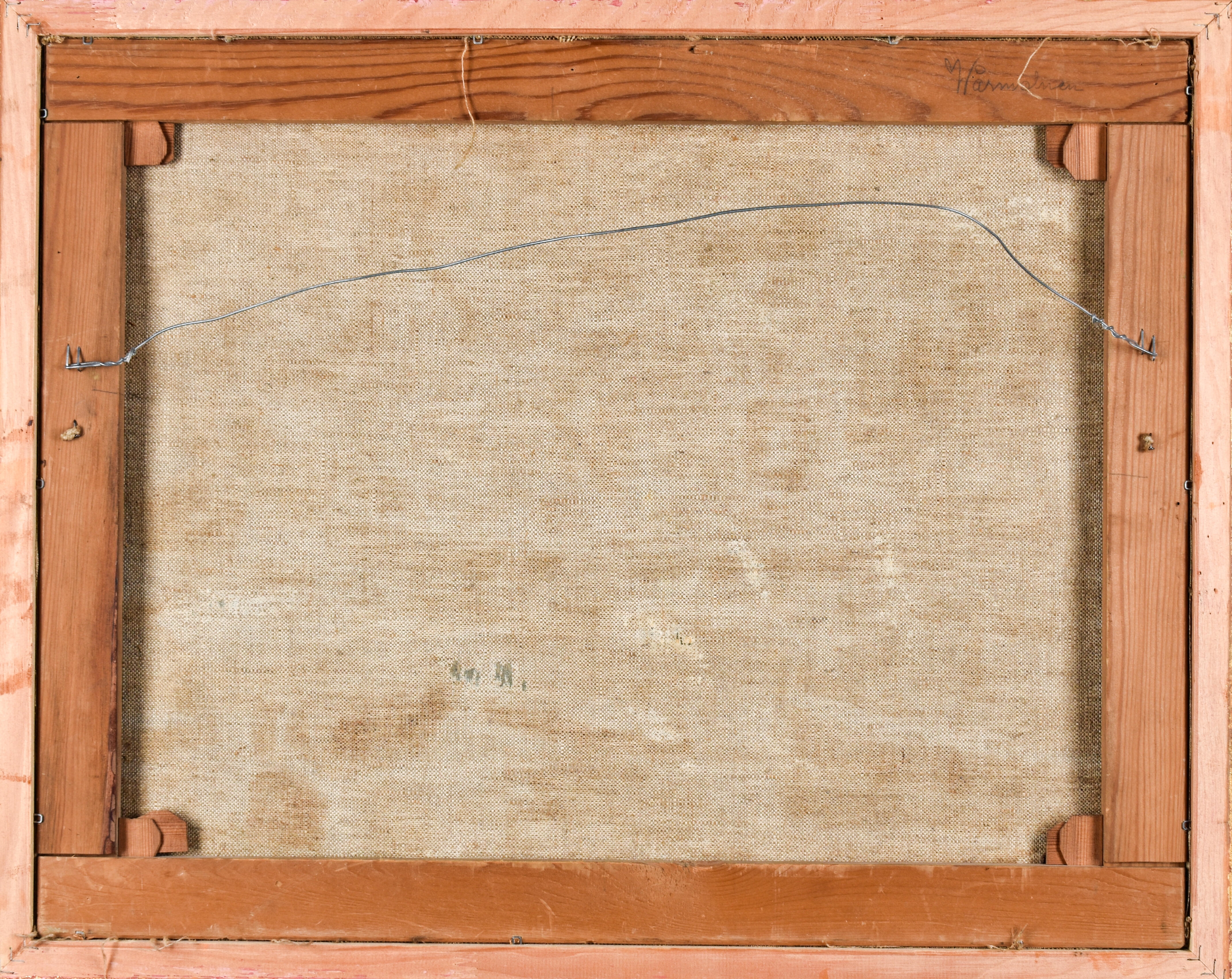 Artwork by Oscar Paul, Harbour motif, Made of Oil on Canvas