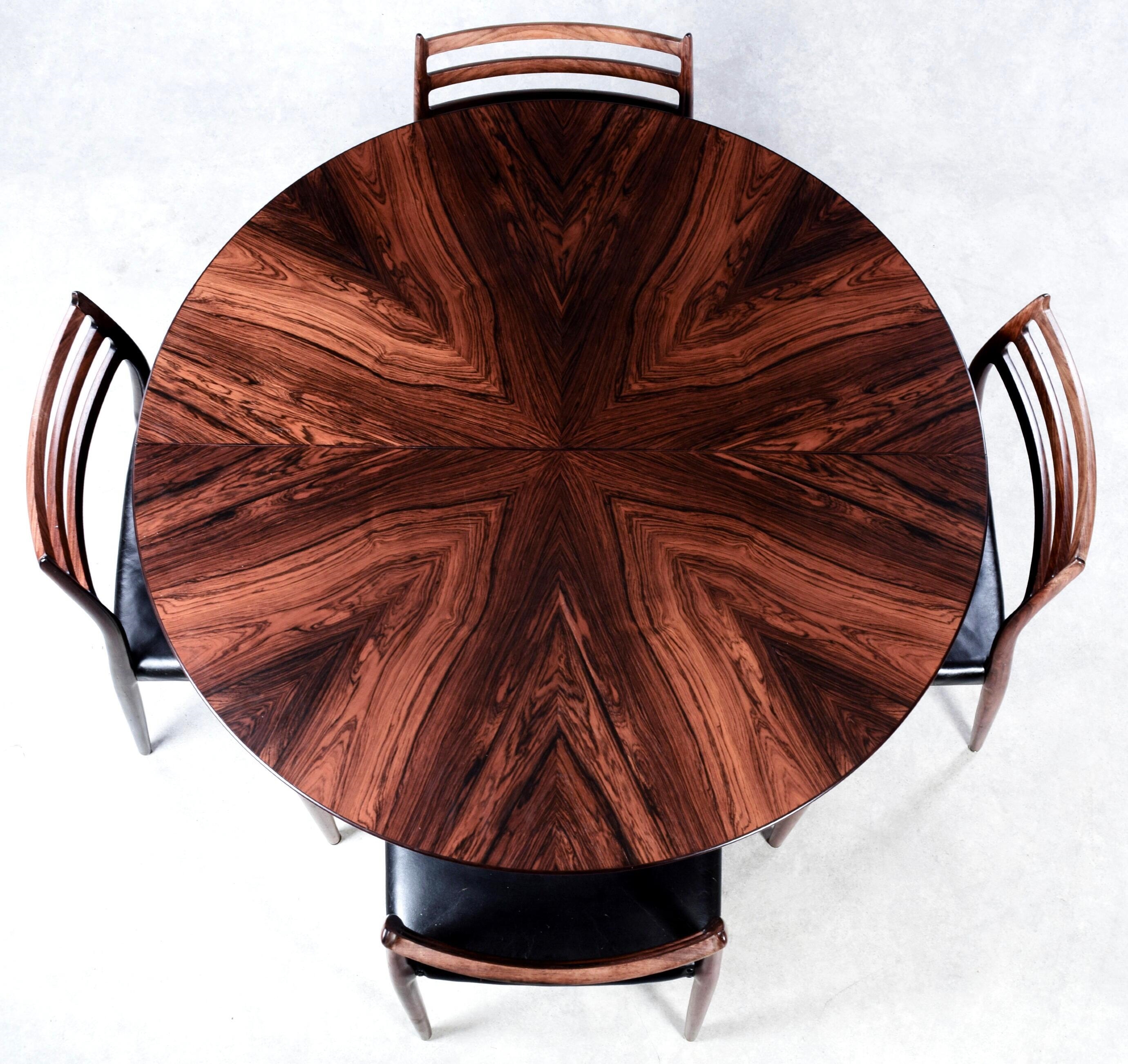 Artwork by Svante Skogh, Furniture group Jakaranda Denmark from the 1960s (13 parts), Made of black leather upholstery