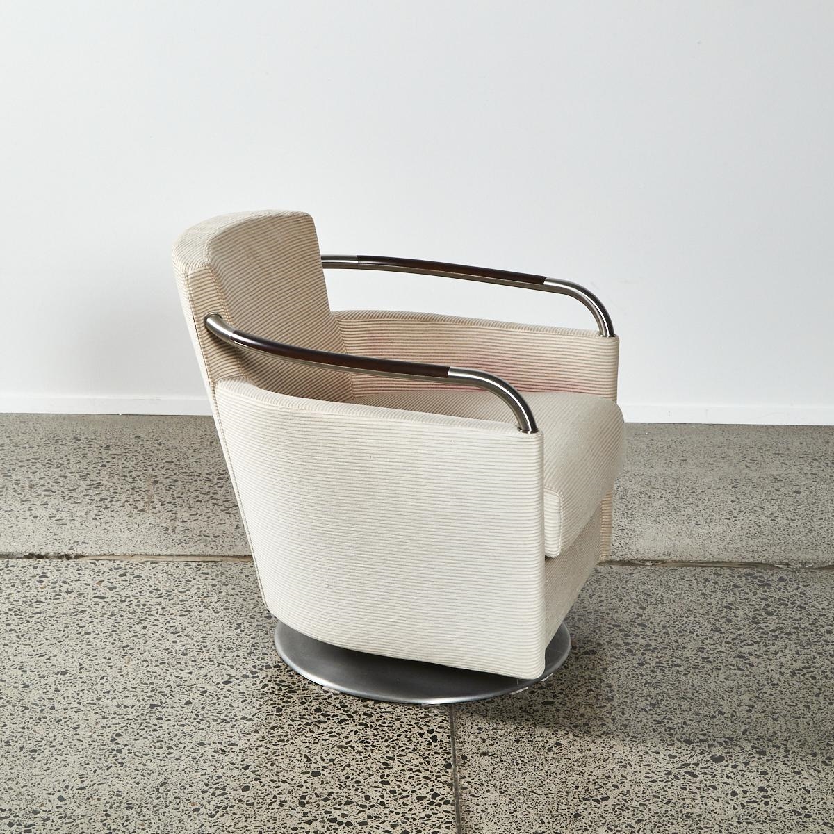 Massimo Scolari | Swivel Lounge Chair | MutualArt