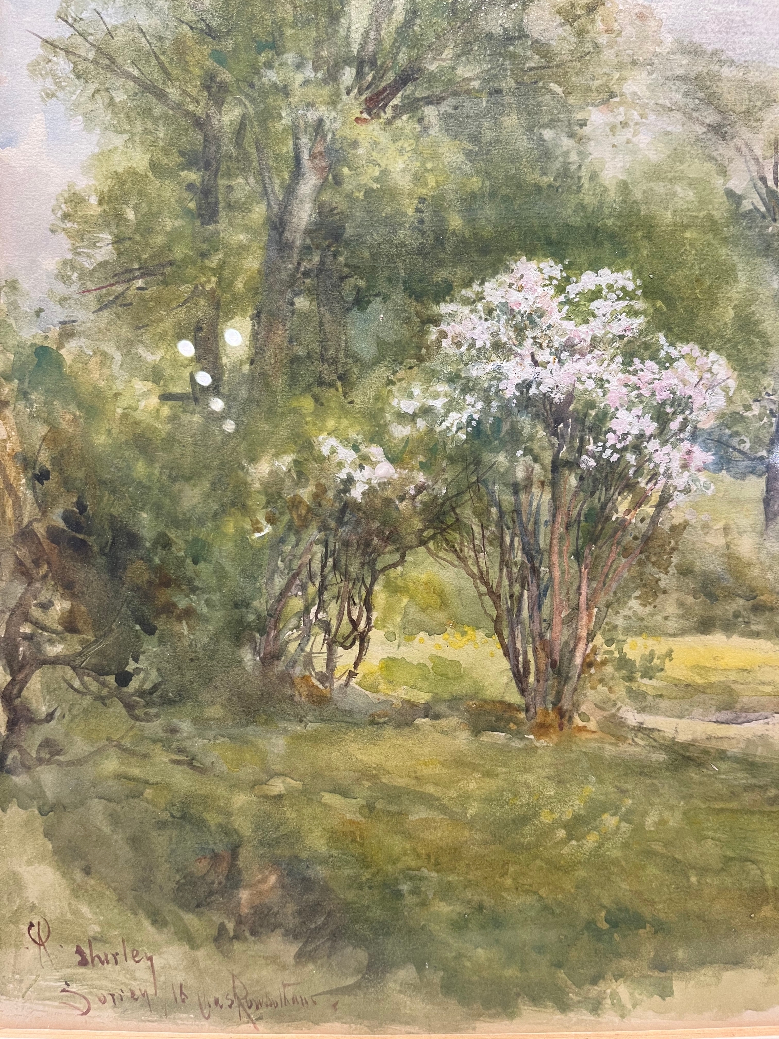 Artwork by Charles Edmund Rowbotham, Shirley, Surrey, Made of Watercolour on paper