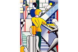 Heading Upstairs with Roy Lichtenstein