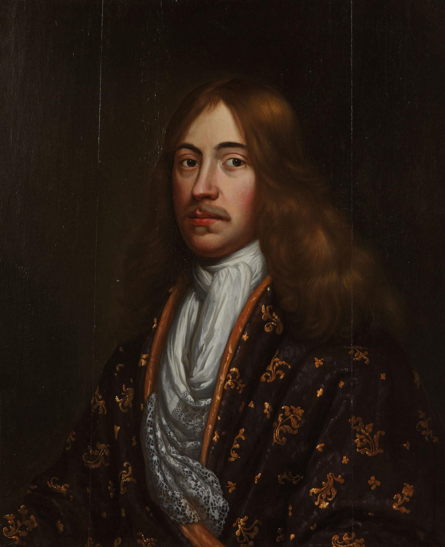 Gerrit Van Honthorst Portrait d’homme en robe de chambre MutualArt