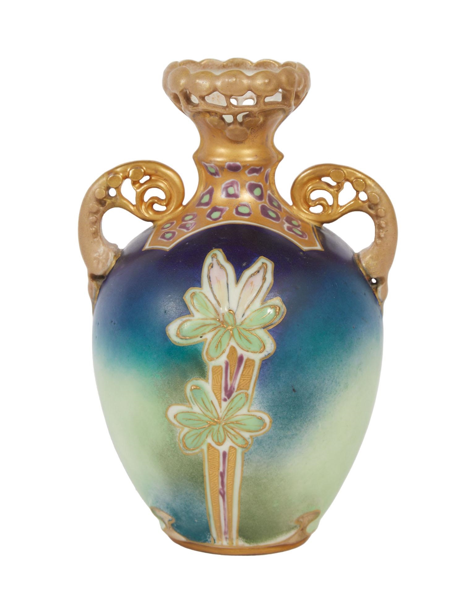 Grand Vase Ancien En Terre Cuite Verte - Décor Peint à La Main, Motif Perroquets Et Feuillages - Art Amérindien