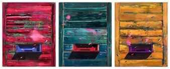 Úly, triptych, 2023 - Petr Hajdyla