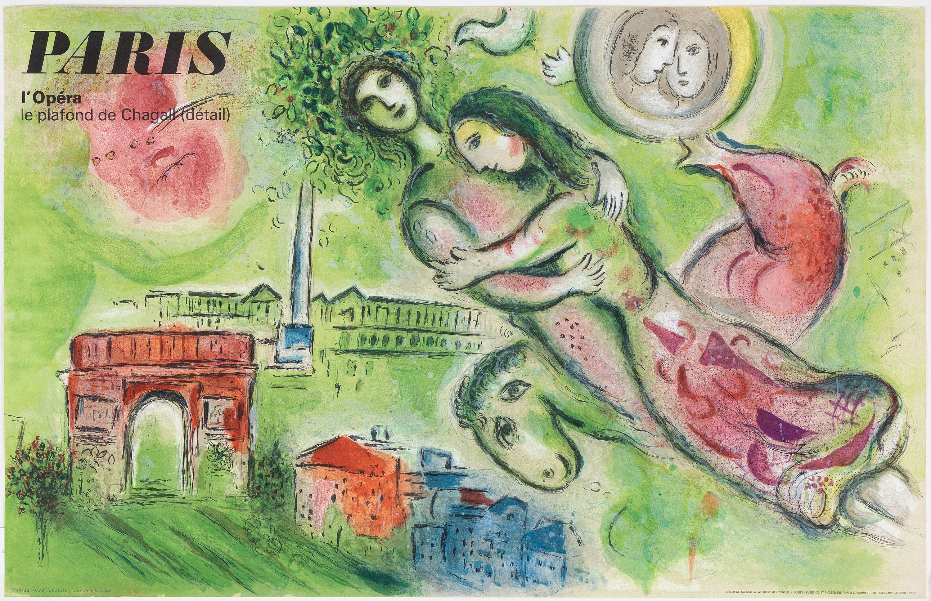 'Roméo et Juliette'. by Marc Chagall, 1964