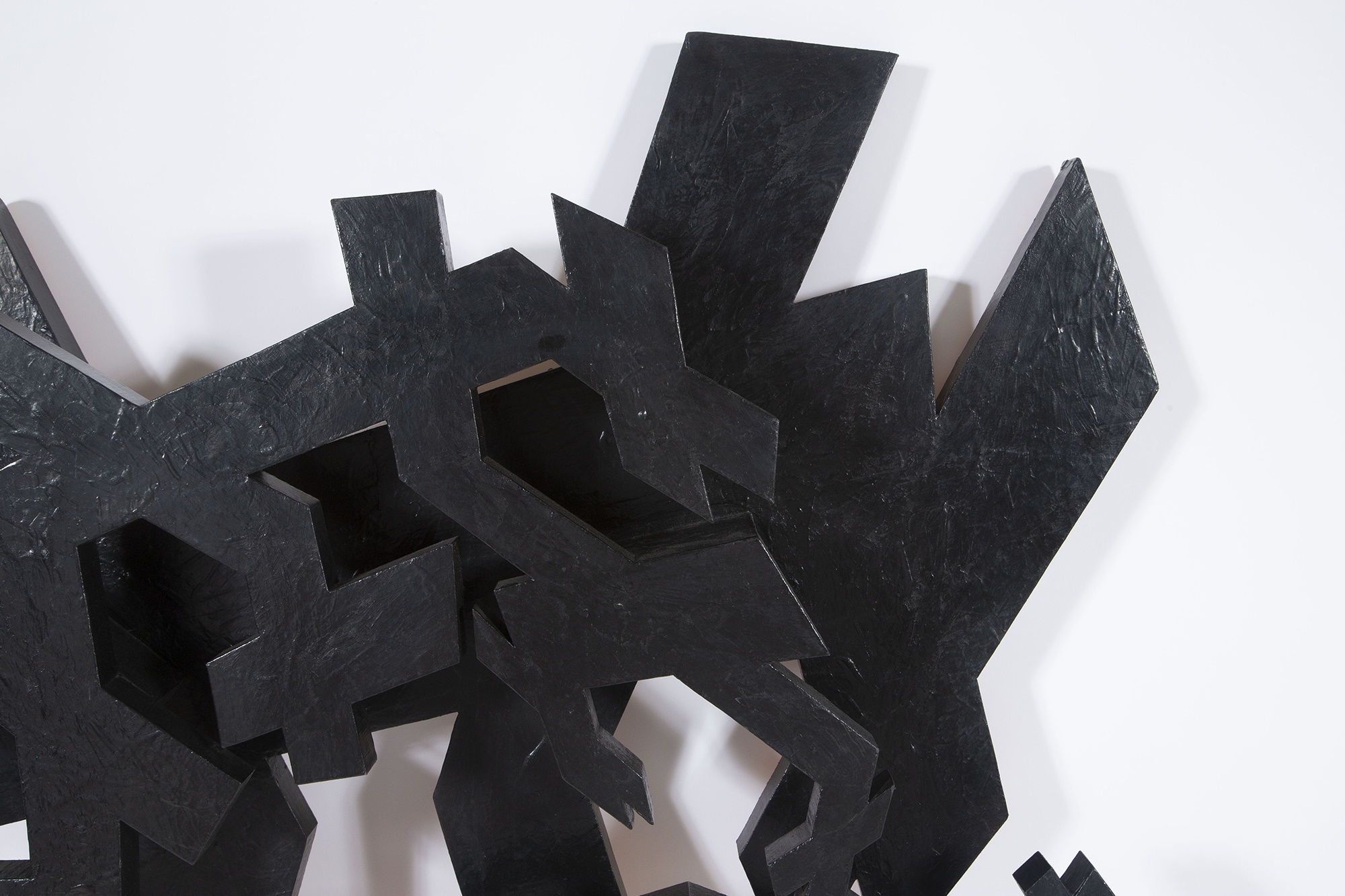 Artwork by Tadeusz Myslowski, Structural Distortion, Made of Painted wood