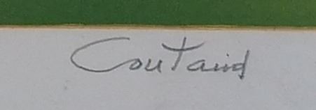 Lucien Coutaud signature.