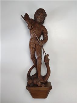 Heiligenfigur "Heiliger Georg" - Simon Haider