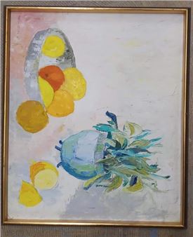Fruits & Plant Still Life - Sheila Segal