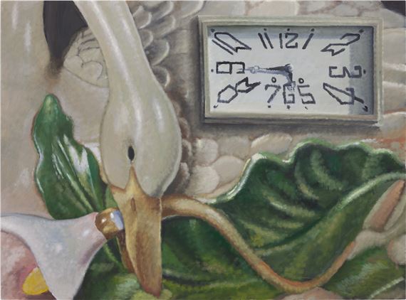 Swan / He won't 2 by Issy Wood, Painted in 2019