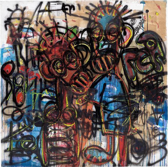 Untitled by Aboudia, Executed in 2019