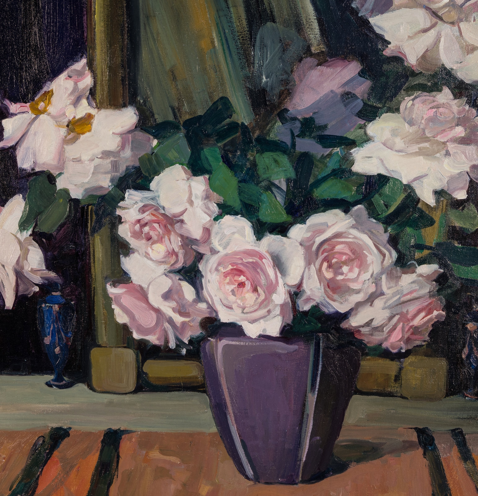 Jane Peterson | Still Life of Pink Roses | MutualArt