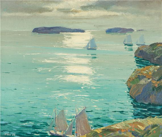 Green Sea by Jonas Lie