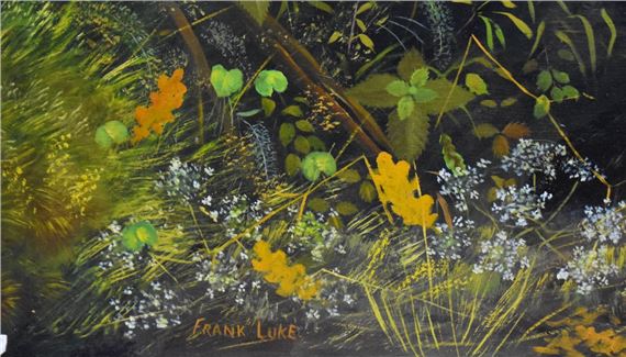 Frank Luke | A fox and fox cub | MutualArt