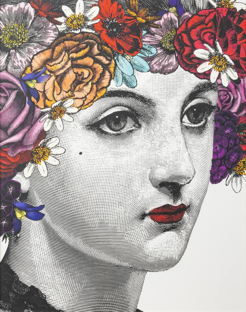 Artwork by Piero Fornasetti, LINA CAVALIERI, Made of impressão sobre papel