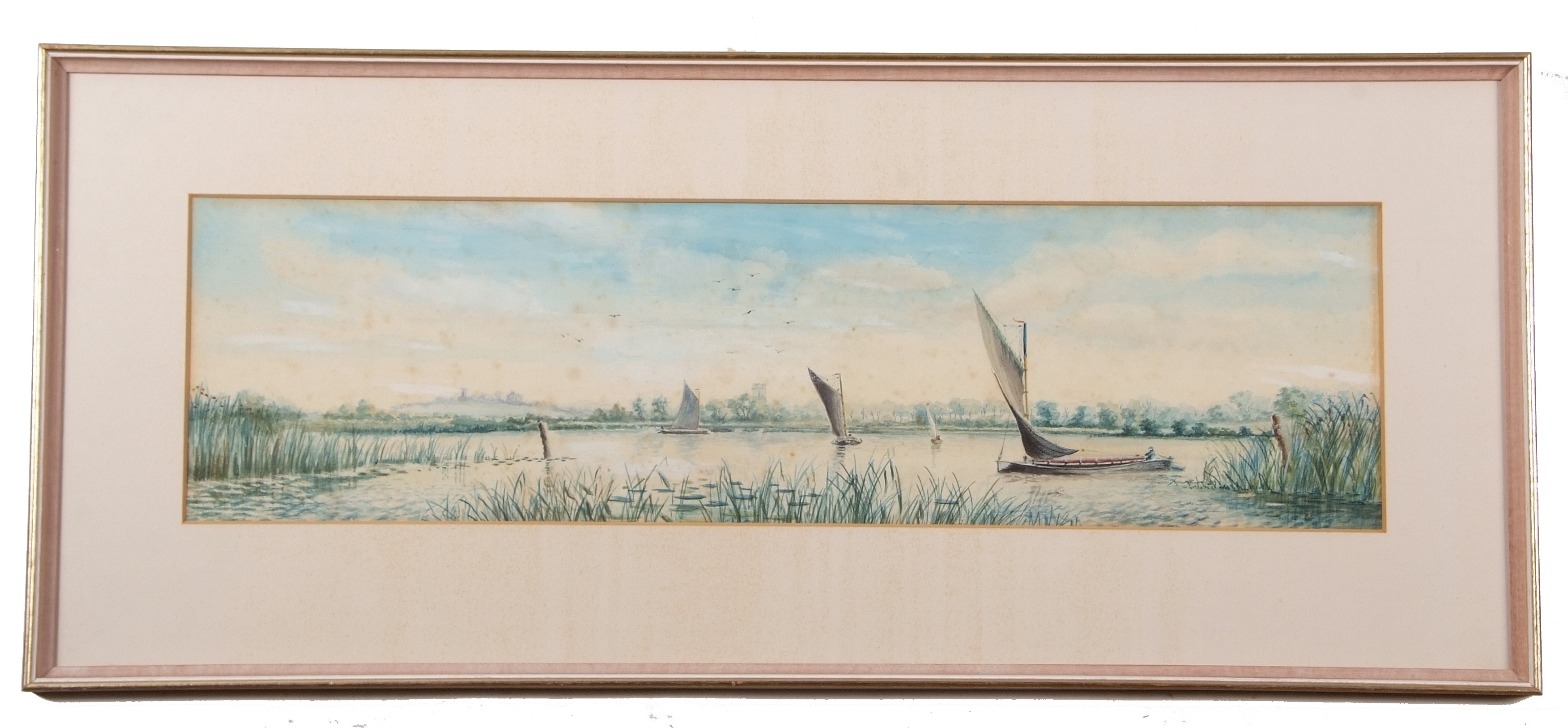 Charles Frederick Rump | 'Barton Broad Going North, Stalham and Barton ...