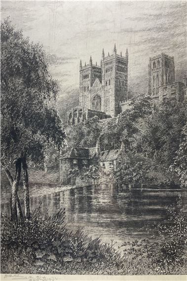 Durham Cathederal from the Weir - J.R. Hutchinson