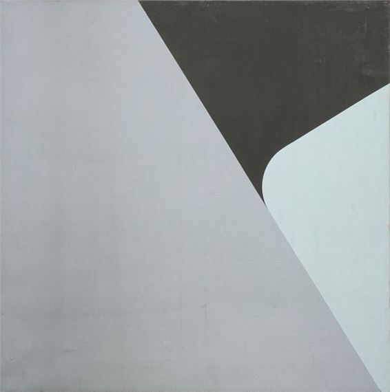 Composition noire et gris by Raymond Coudrin, 1974