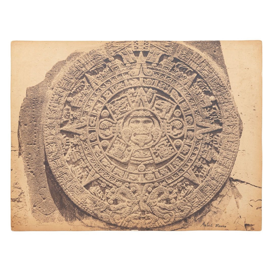 Artwork by François Aubert, Calendario Azteca, Made of Reprography