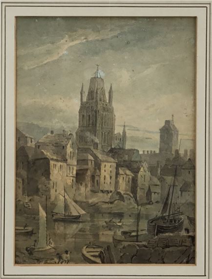 Nicholas Pocock | Nicholas Pocock, British 1740-1821. Watercolour ...