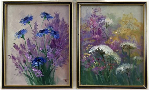 Studies of wild flowers - Zhanna Pechugina