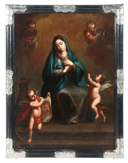 Pietà by Andrés López, dated 1797