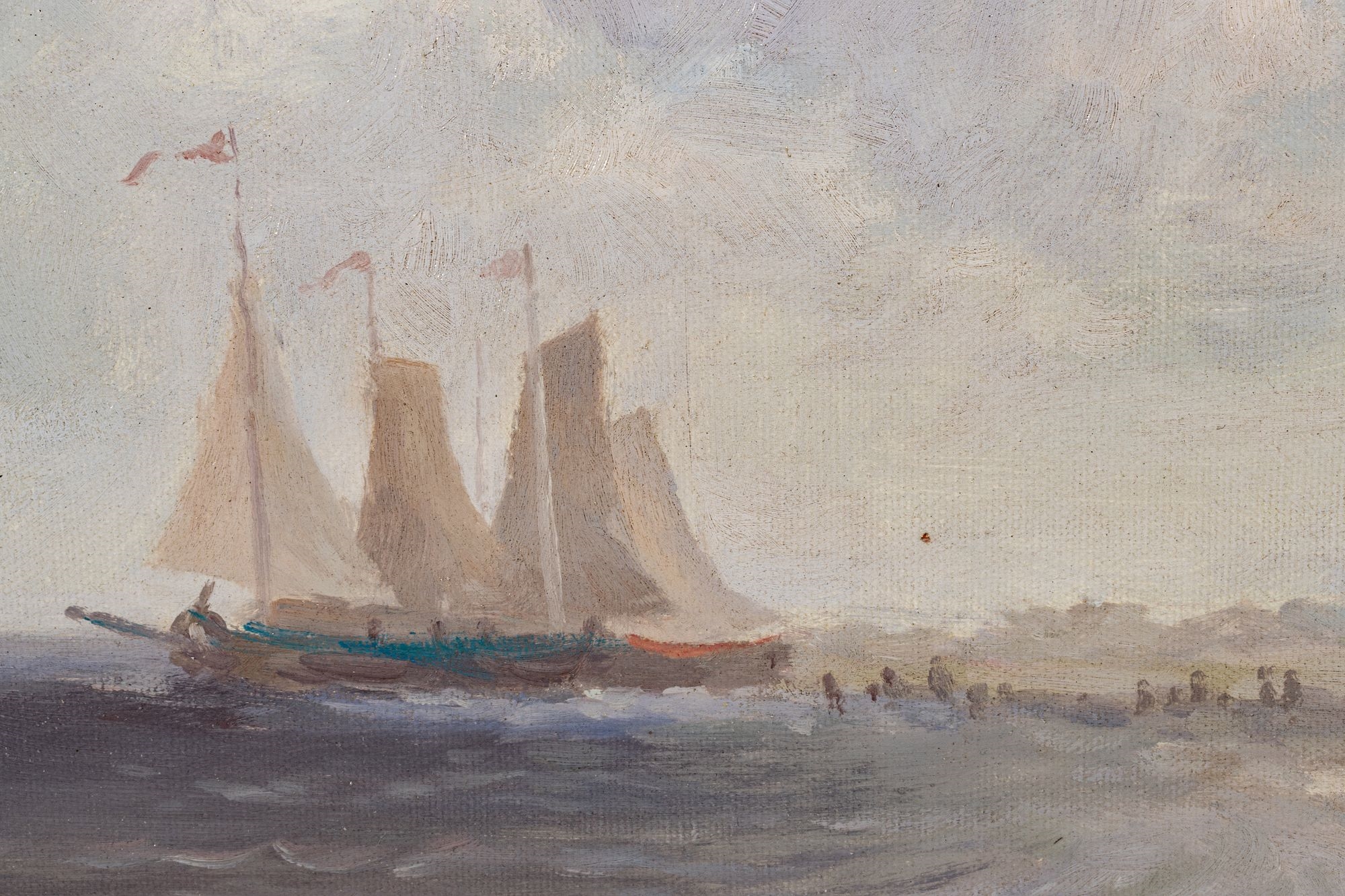 Guy Rose | Attributed to Guy Rose Oil on Canvas Coastal Landscape, H 24 ...