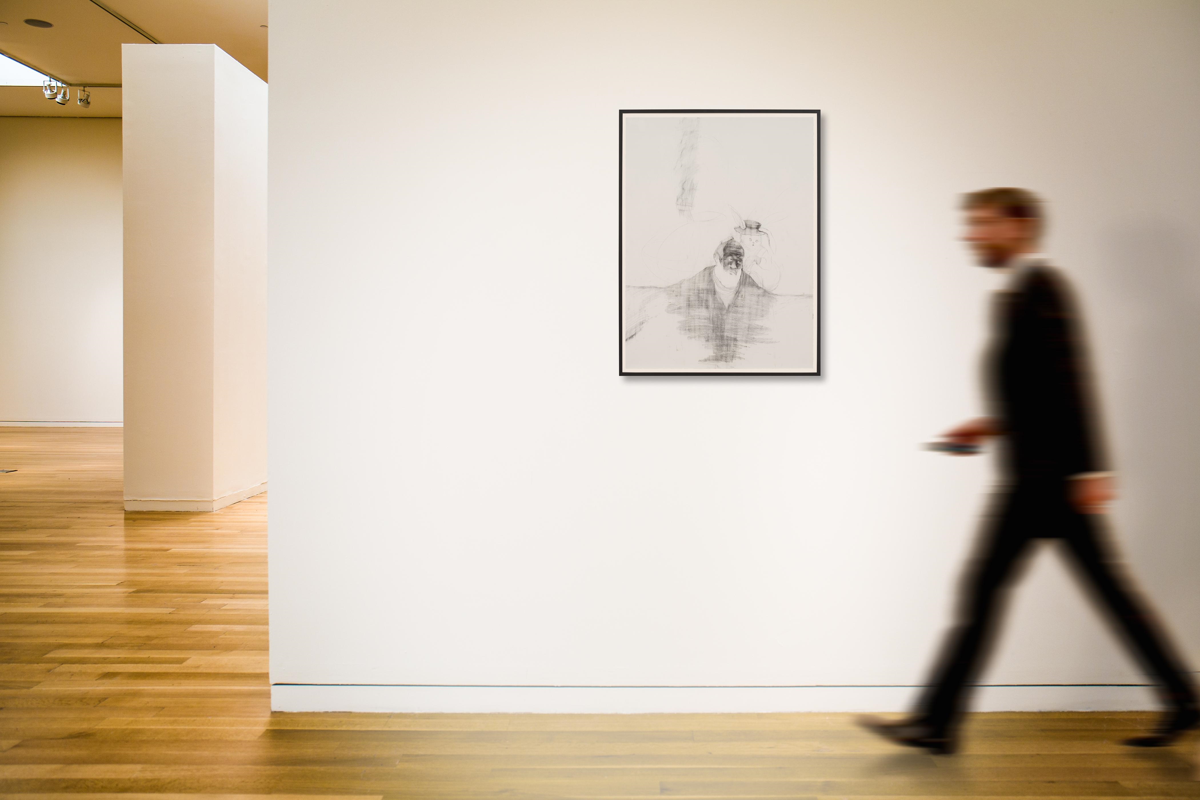 Artwork by Kara Walker, Say Uncle, Made of graphite on paper