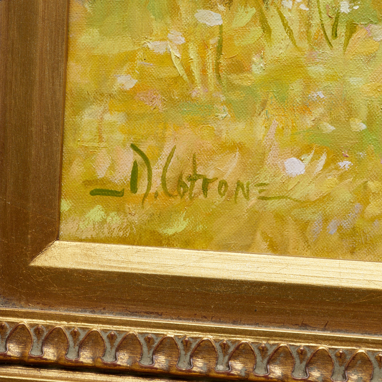 Artwork by Deborah Cotrone, Ladies in Flower Garden by the Sea, Made of oil on canvas