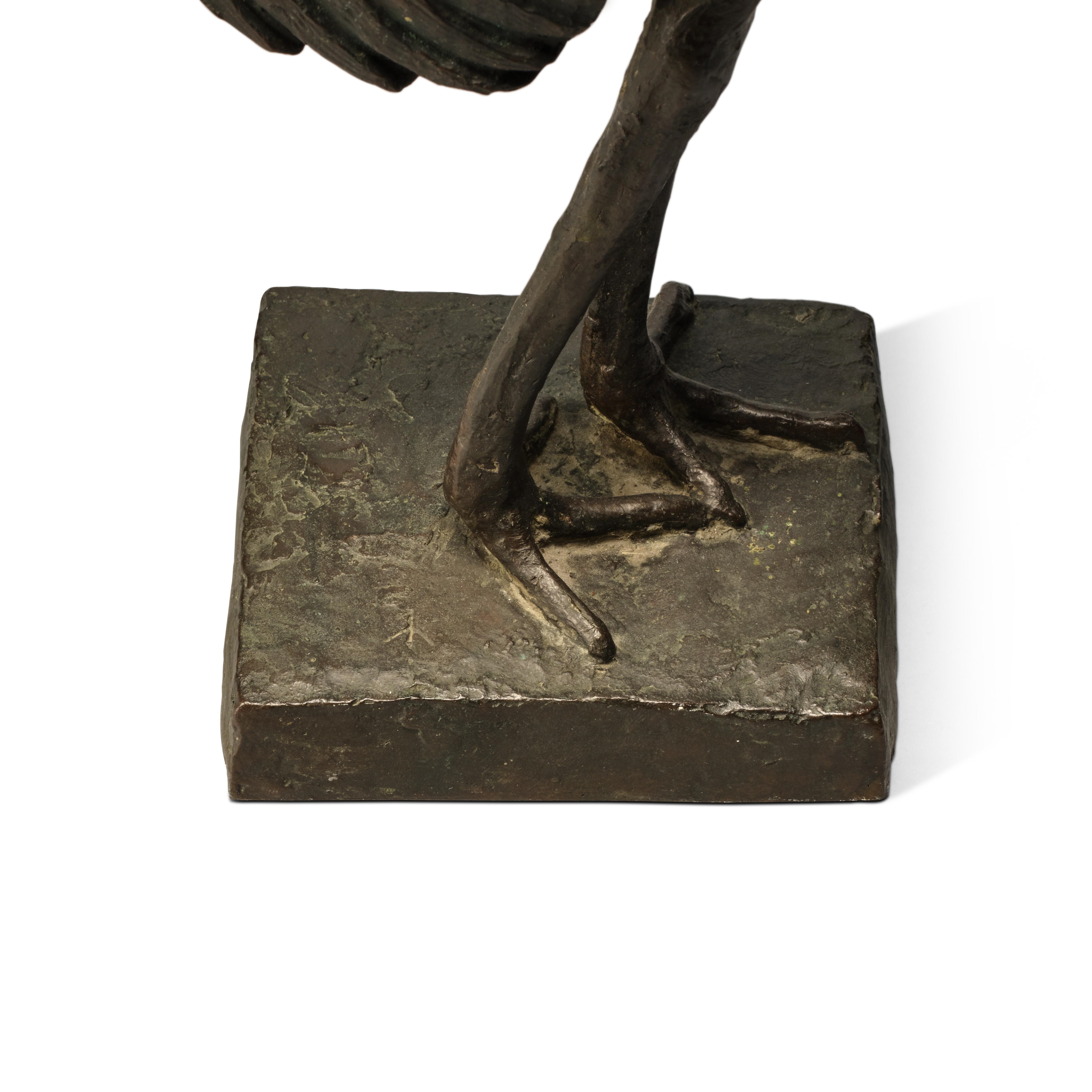 Artwork by Gerhard Marcks, Crane, Made of bronze