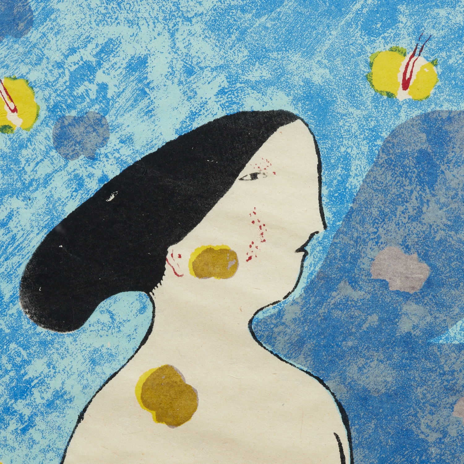 Artwork by Mayumi Oda, Spring Shadow, Made of screen print