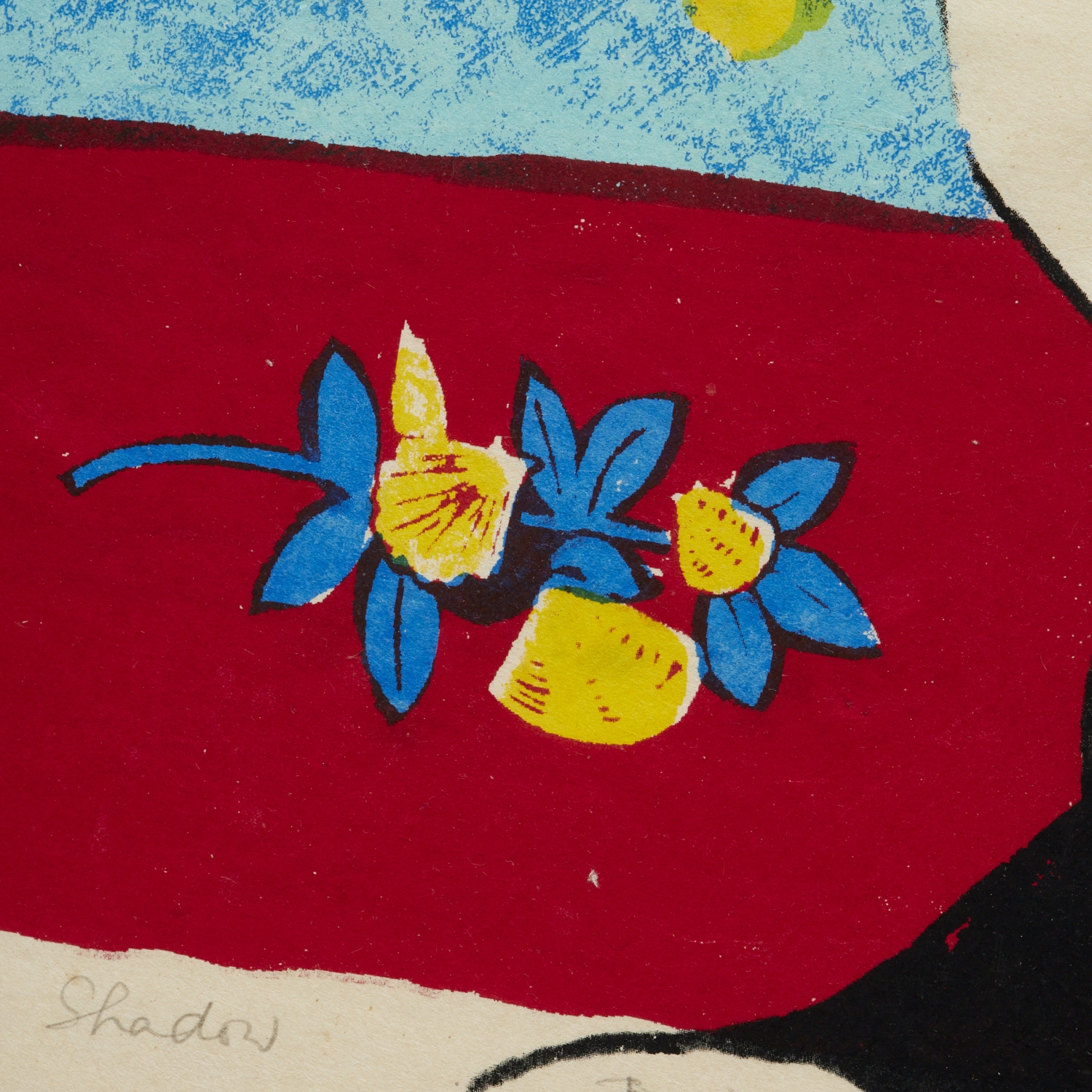 Artwork by Mayumi Oda, Spring Shadow, Made of screen print