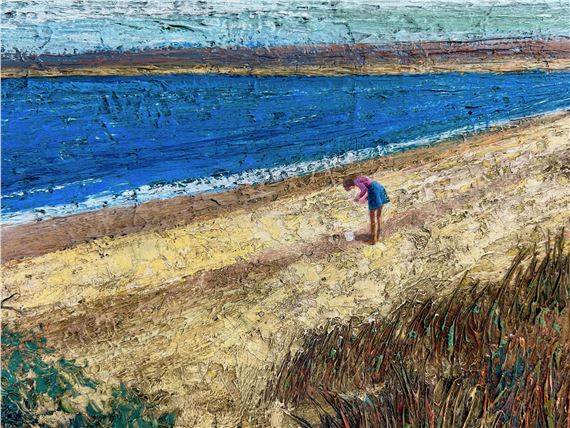 The Stone Gatherer by Frank Cardozo Nicholas, Mid 20th c.