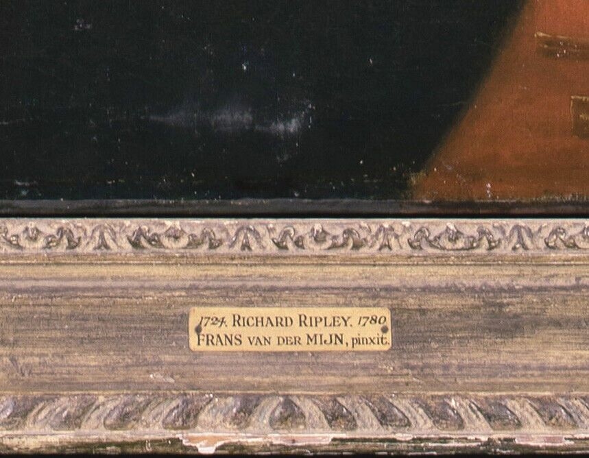 Artwork by Dominicus van der Smissen, PORTRAIT OF RICHARD RIPLEY, Made of oil on canvas