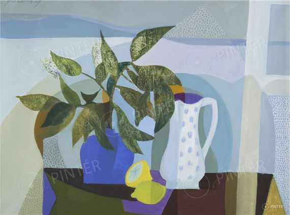 Still Life With Leaves - Ágnes Garabuczy