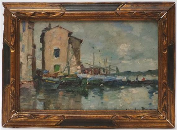 Le port by Maurice Bompard