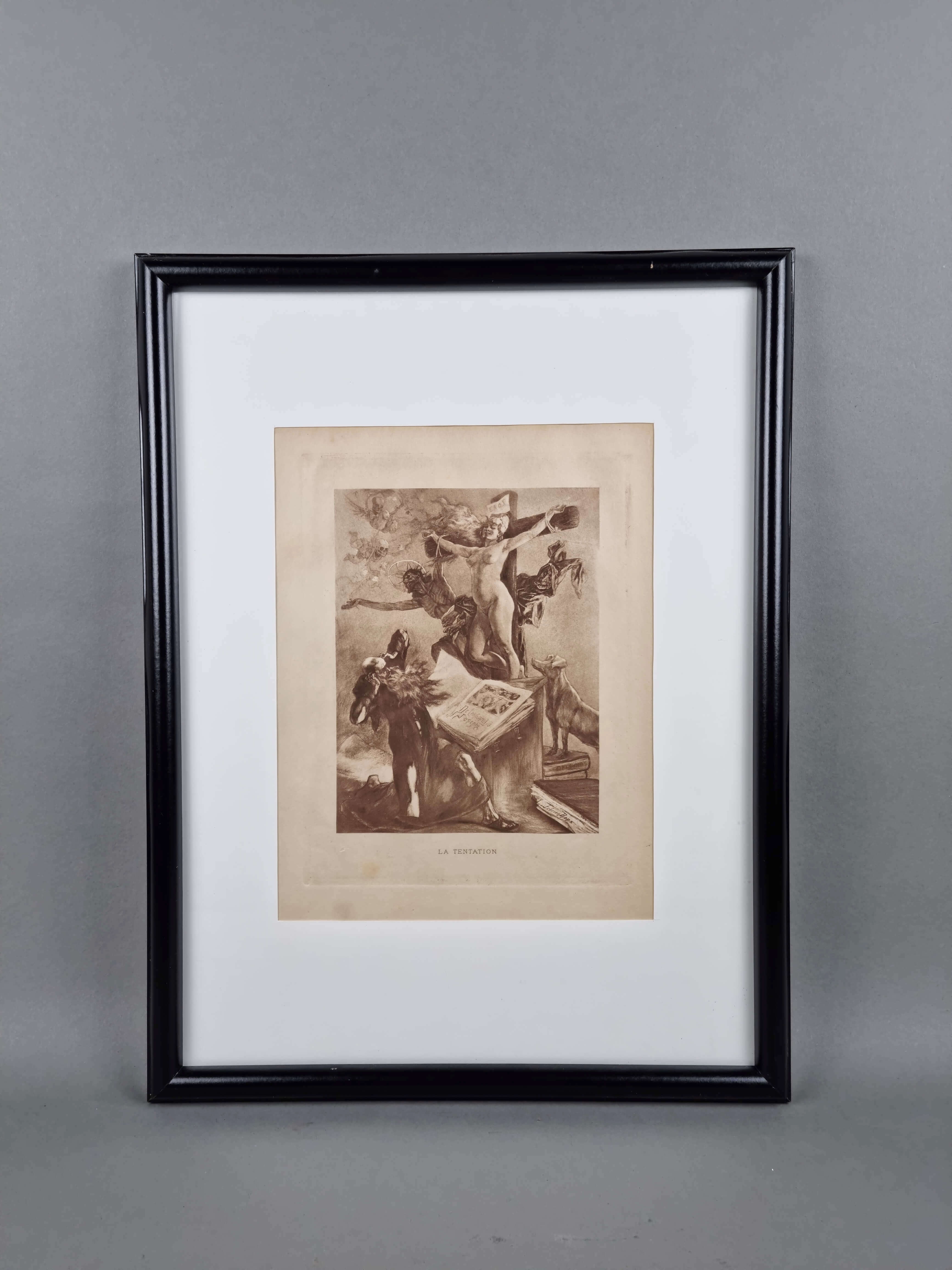 Félicien Rops | La tentation | MutualArt