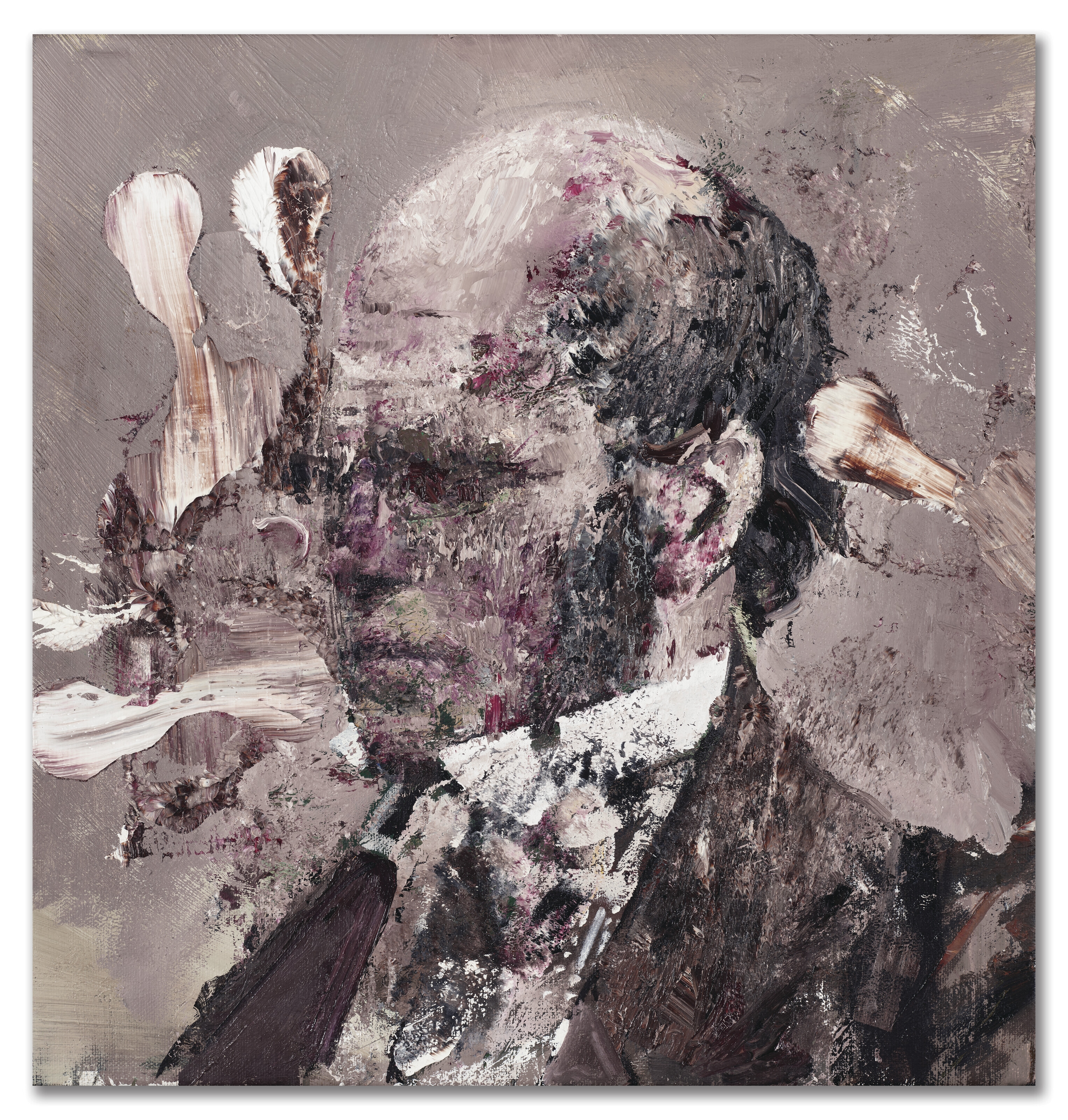 Charles Darwin as a Young Man by Adrian Ghenie, Painted in 2013