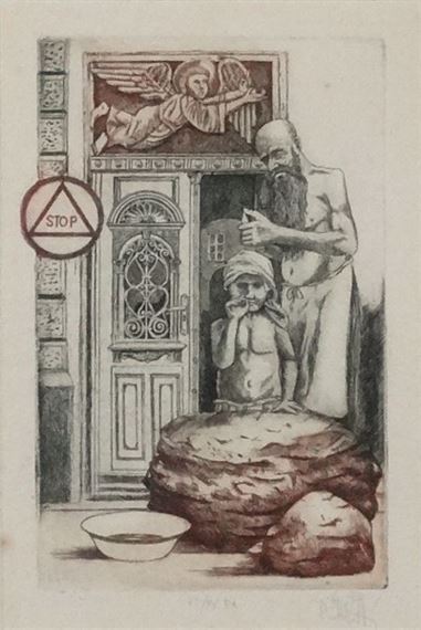 Izsák áldozata by Zoltán Vén