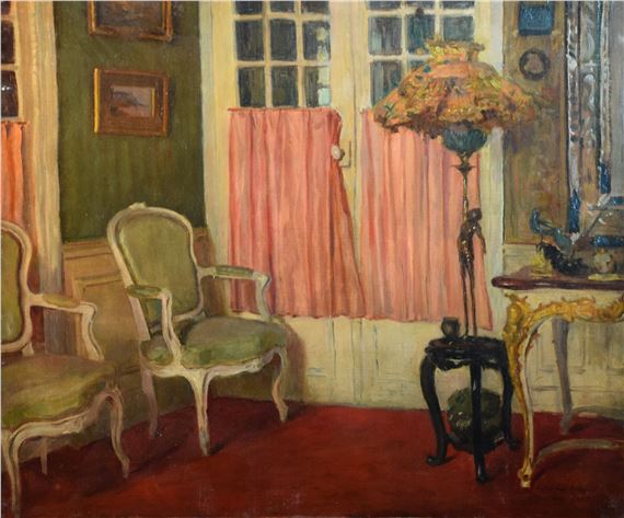 "Intérieur bourgeois" by Louis Petit