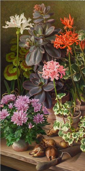 Raymond Booth | “October Flowers” (1987) | MutualArt