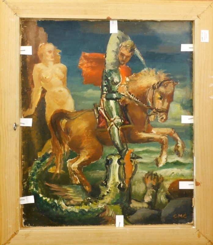 Colland Constantin von Mitschke | Stadtlandschaft mit Personenstaffage ...