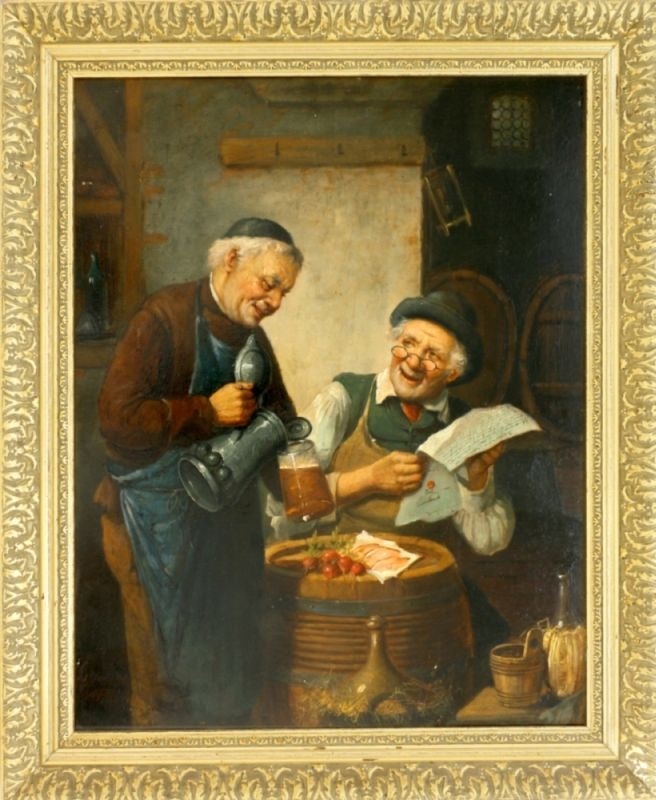 Eduard von Grützner | Brotzeit im Klosterkeller (1892) | MutualArt