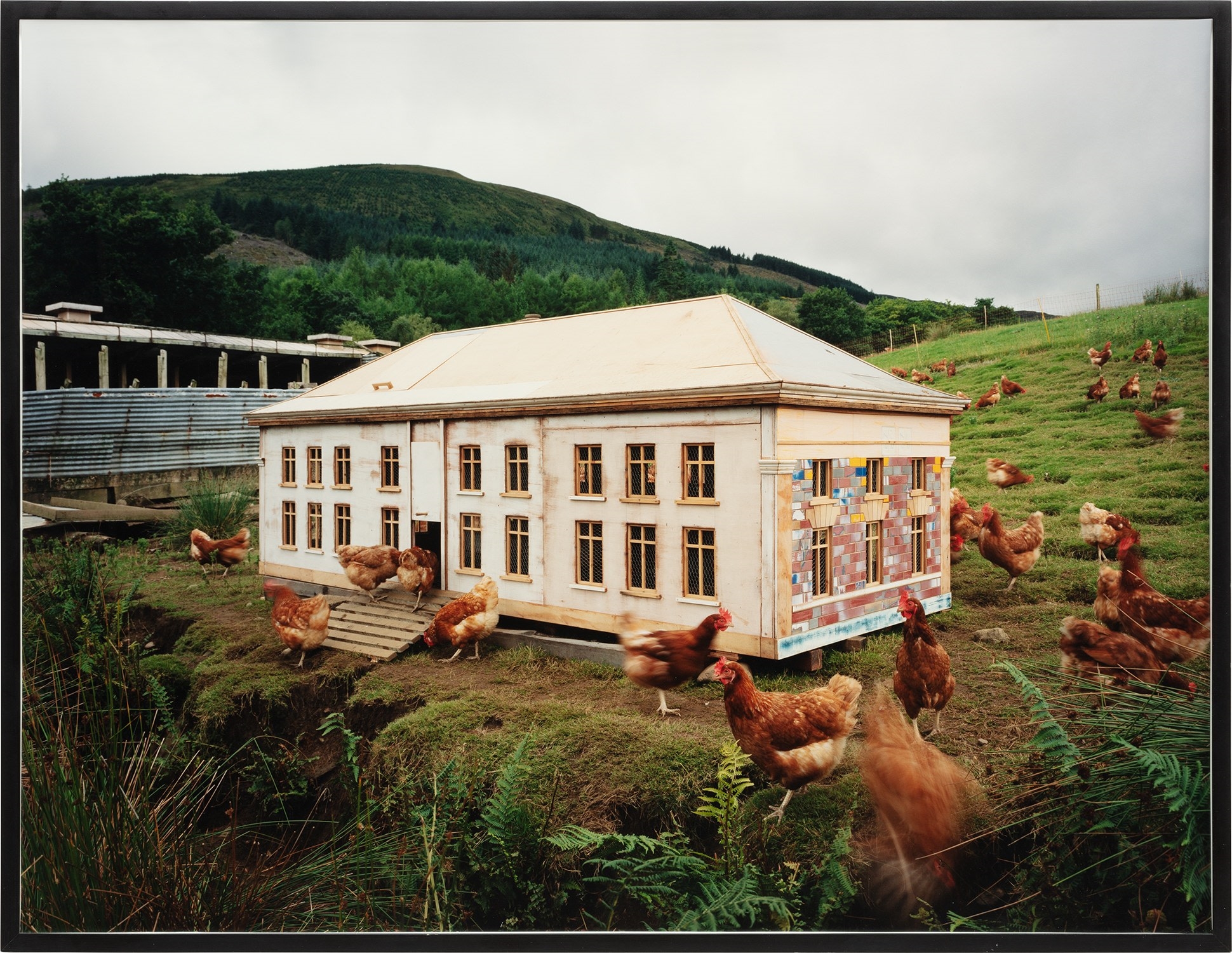 Artwork by Simon Starling, Burn, Made of chromogenic print, mounted to Sintra, in 2 parts